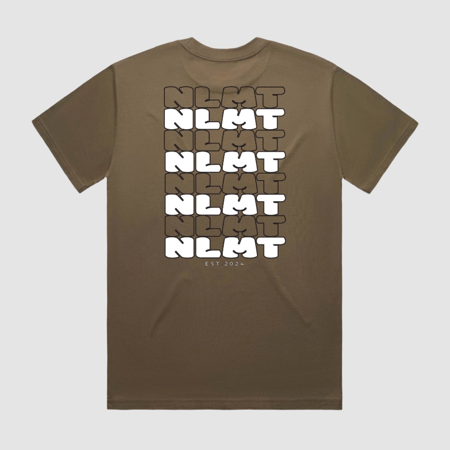 104 - Contrast T-Shirts Walnut
